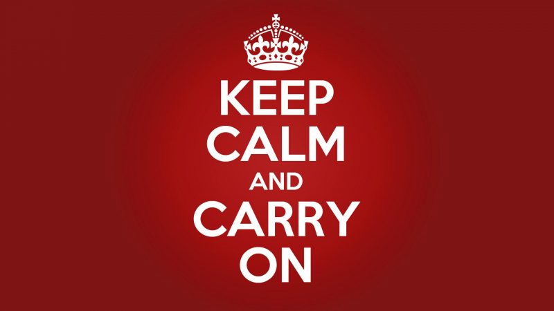 camisas Keep calm and carry on